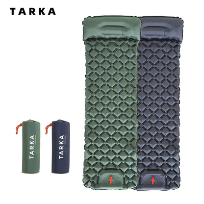 TARKA Inflatable Camping Mats Air Mattress With Pillow Outdoor Tourist Sleeping Pad Self-Inflating Mattress For Hiking Climbing