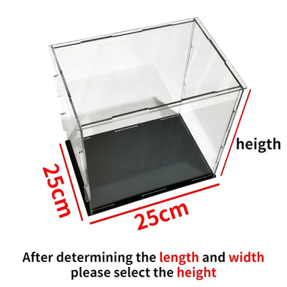 Multi SizeTransparent Acrylic Display Box Model Display Cabinet Dustproof Doll Figure Blind Box Protection Storage Rack Showcase