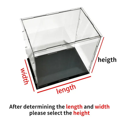 Multi SizeTransparent Acrylic Display Box Model Display Cabinet Dustproof Doll Figure Blind Box Protection Storage Rack Showcase