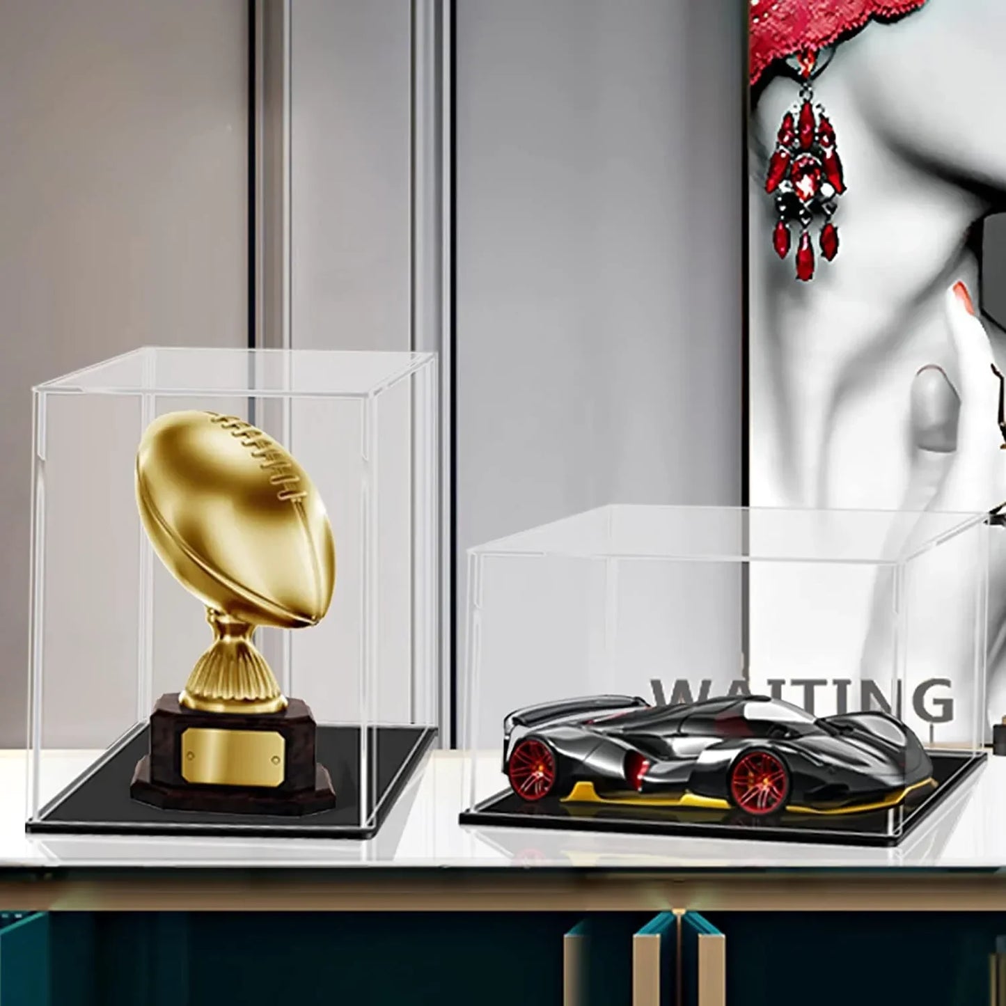 Multi SizeTransparent Acrylic Display Box Model Display Cabinet Dustproof Doll Figure Blind Box Protection Storage Rack Showcase